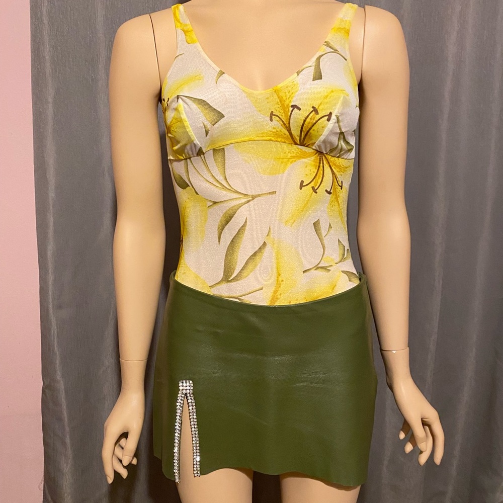 Sheer bodysuit multi color